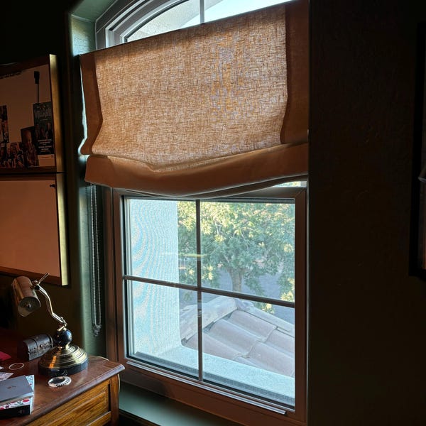 Custom Pelmet, Custom Box Valance, Fabric Millennium, Geometric Pattern ...