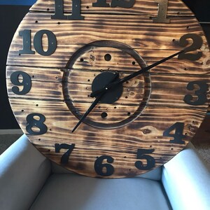 DIY Clock Numbers-F1008 15 Pc Set 4" Metal Clock Numbers With Hanging Holes 