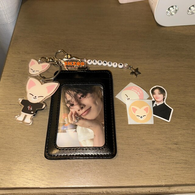 Jeongin SKZ Bias Keychain Photocard Holder - Etsy