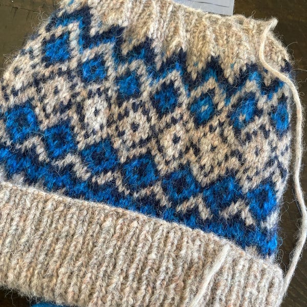Easy Knit Pattern Hat, Knitting Pattern Scandinavian Winter Hat - Etsy
