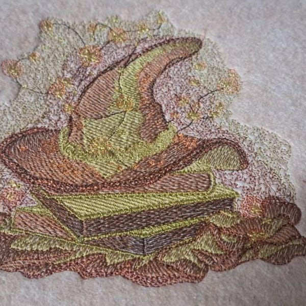 Exclusive Magic Hat Machine Embroidery Pattern, Sorcerer's Magic Hat ...