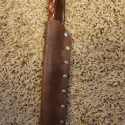 Ornated Magic Wand Holster or Sheath, Made of High Quality Leather for ...