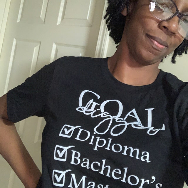 I'm a Goal Digger Masters Shirt Graduate Shirt Diploma 