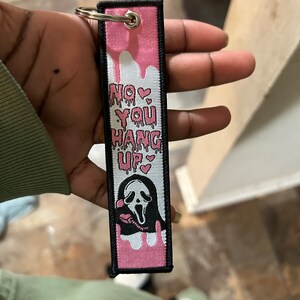BadgeBeast.co.uk I Love Horror Films - Portachiavi con medaglione