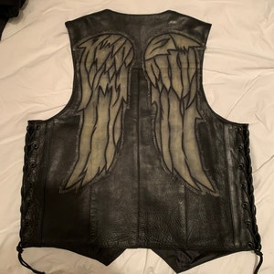 MASU エンジェル ウィングベスト ANGEL WING VEST Amazon.com: MAXDUD Men's Leather Angel Wings Vest for Men