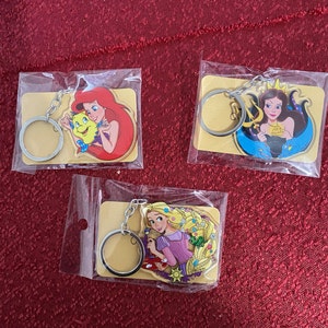 リトル・マーメイド、アリエルとフランダー - キーホルダー（6cm