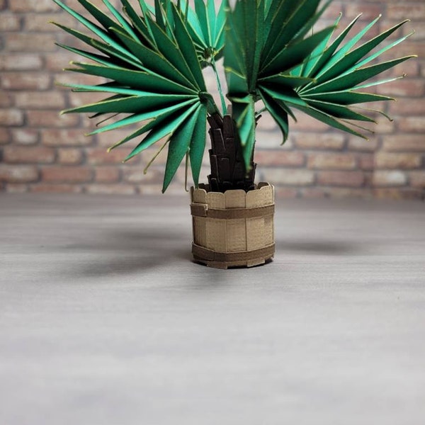 Palm Tree Template | Mini Cricut Papercraft Activity for Crafts ...