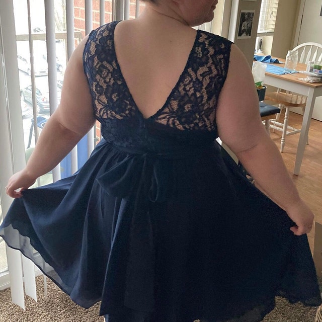 Short Navy Blue Dress Navy Blue Bridesmaid Dress Navy Blue Cocktail Dress  Navy Party Dress Navy Blue Lace Dress Short Bridesmaid - Etsy