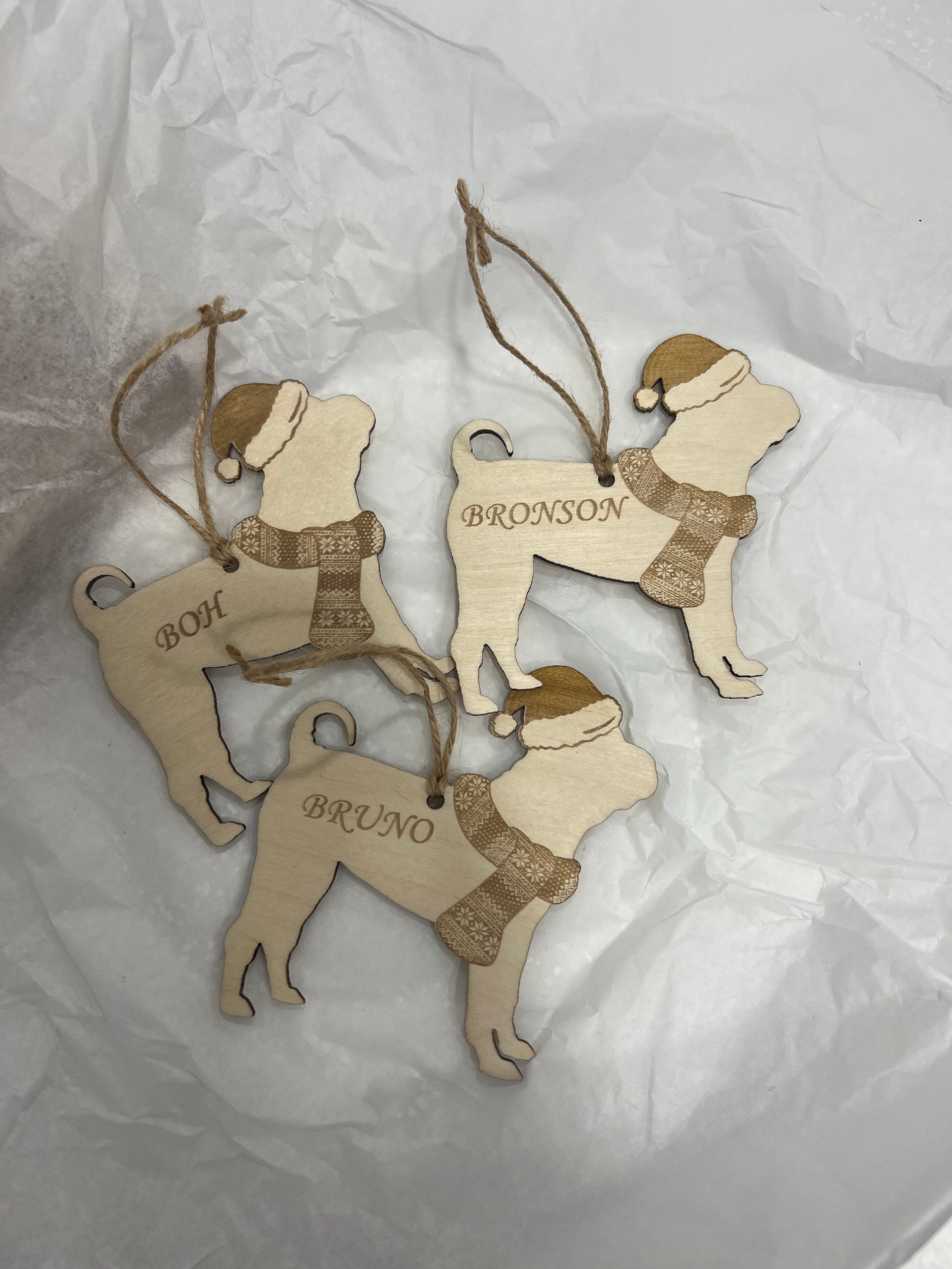 Custom Christmas Dog Decoration