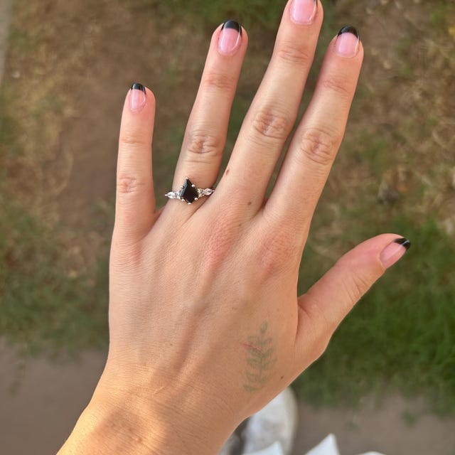 Skye Kite™ Black Onyx Ring Set- Sterling Silver Kite Black Skye Kite™ Black Onyx Ring Set- Sterling Silver Kite Black