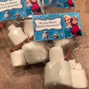 FROZEN Coloring Pages Party Favors Bags and Toppers | Etsy