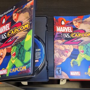 Jogo Patch De Luta Marvel Vs Capcom 2 Play2 Playstation 2