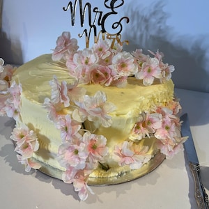32 decorazioni per cupcake in acrilico a specchio dorato