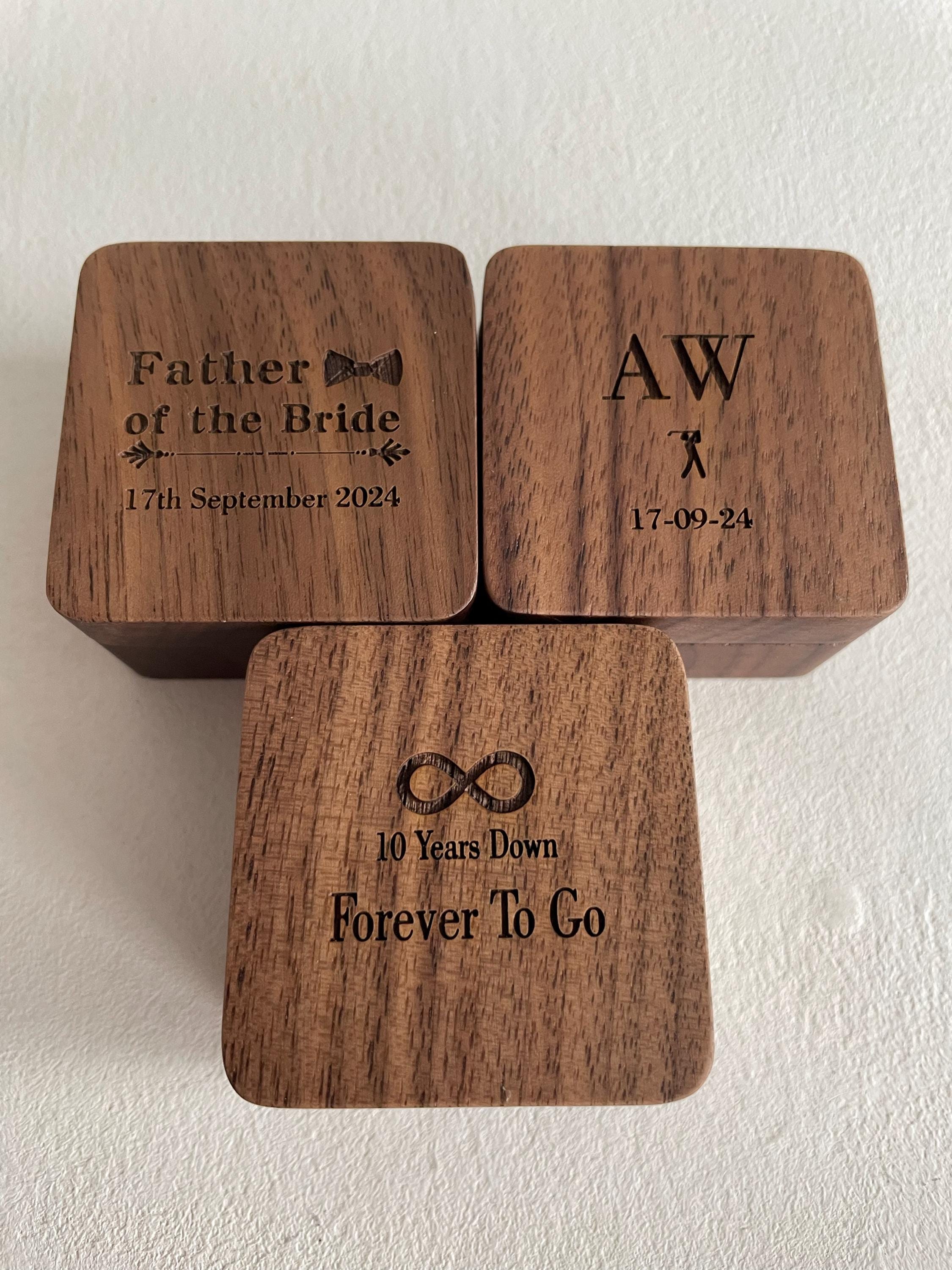 Father of the bride gift, Father&#39;s Day gift, personalized Wedding Day cufflinks, Custom Father of the Groom Gift, Gifts from Bride