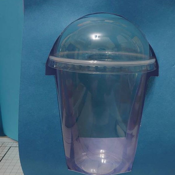 DIY 12 Oz Dome Cup SVG Template - Party Favor Craft Design for Events ...