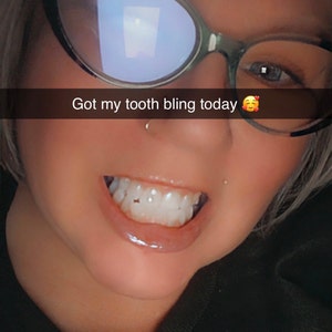 18k Diamond Bezel Gold Tooth Gem vs Diamond Tooth Gem Tooth Charm teeth gems tooth jewelry