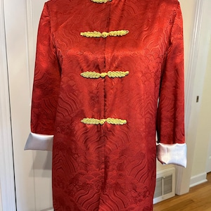 7 colors Two Sides Floral Jacquard Satin Fabric, 59“Wide  Rhododendron Chinese Antique Satin Cosplay Costumes, Sell by the meter