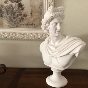 Neptune Poseidon Bust Head Greek God Statue Sculpture Cast | Etsy