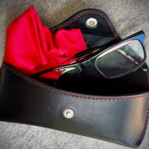 Custodia Rigida Per Occhiali Da Cintura - Porta Occhiali Da Sole E Da Vista - Nero