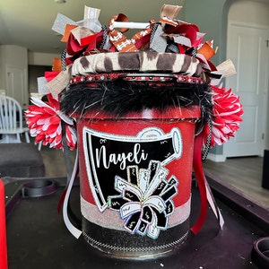 Cheer Glitter Stickers cheer Cursive Font Decal - Etsy