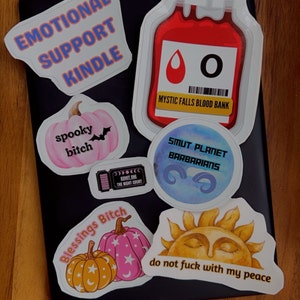 ACOTAR Night Court Ticket Kiss cut Stickers Etsy