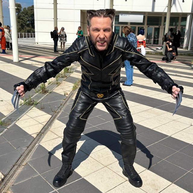 Wolverine Costume Adult Men Buy Shadowrun Decker Cosplay Black