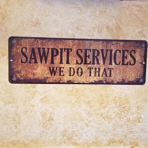 Custom Rusty Vintage-style Aluminum Sign With Weathered Appearance - Etsy