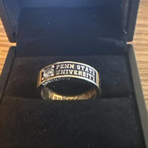 Personalized College Jewelry, Graduation Ring Gift, Personalized Class Ring for Man, University Gift, Class Band Ring, High School Ring