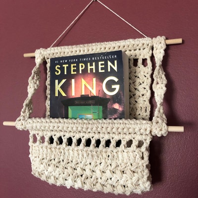 Boho Book Nook Crochet Pattern Crochet Wall Hanging Pattern - Etsy