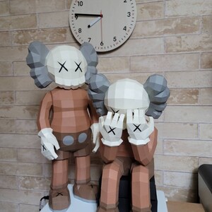 Bricolaje 3DIER Arte de papel y manualidad para decoraci\u00f3n de hogar Ralph Dise\u00f1o Papercraft con plantillas PDF para construir a mano