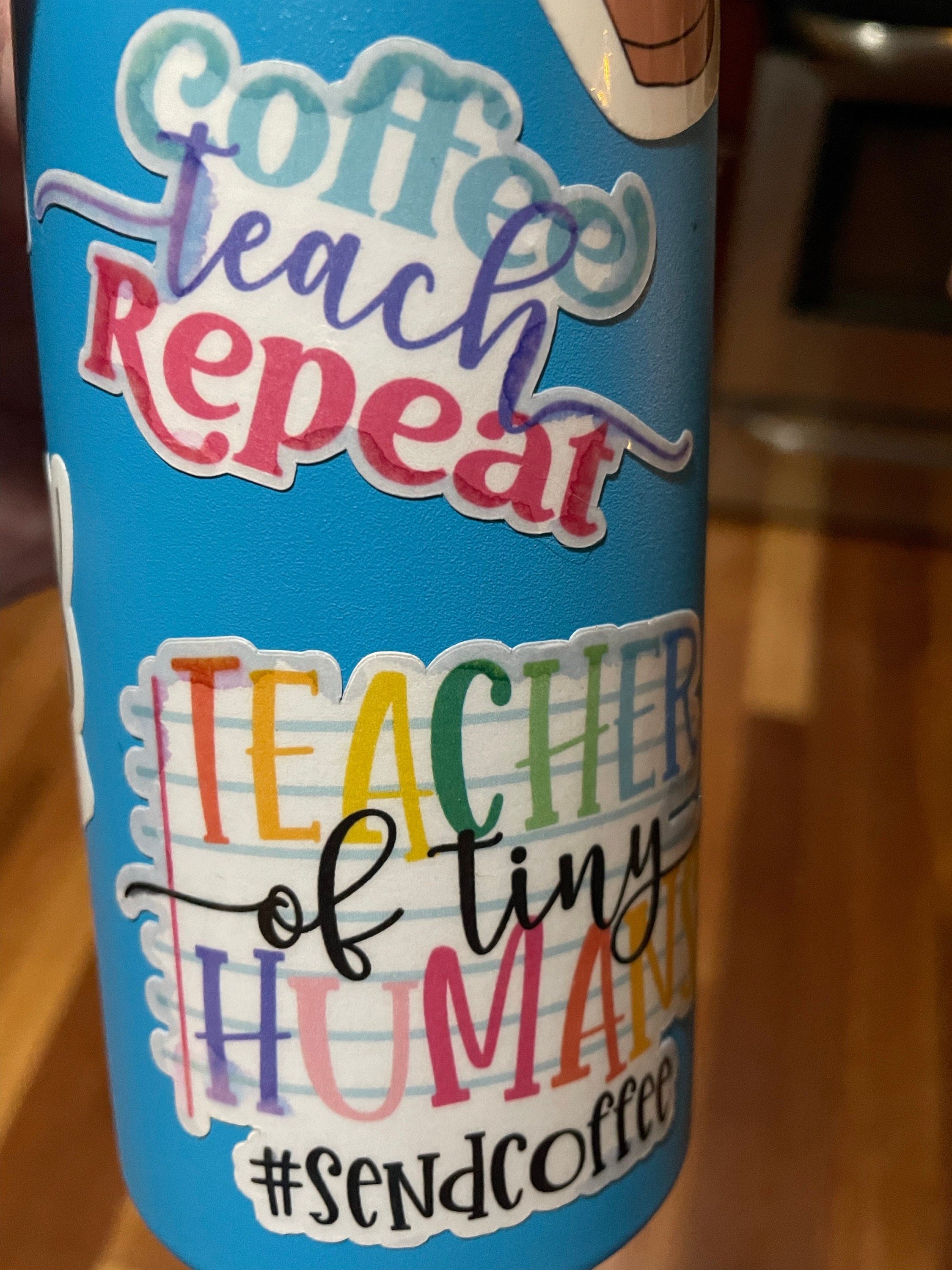 Stickerpaket zur Wertschätzung von Lehrern. Lebendige, lehrreiche Sticker für die Klassenzimmerdekoration und als Lehrergeschenk. Lehrerplaner, Benotung.
