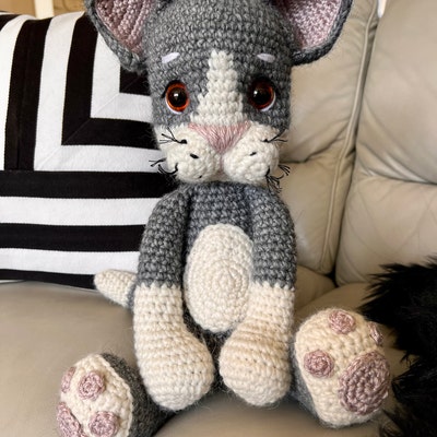 Amigurumi Cat PATTERN Cat Crochet Pattern Pdf Tutorial Tom the Cat - Etsy