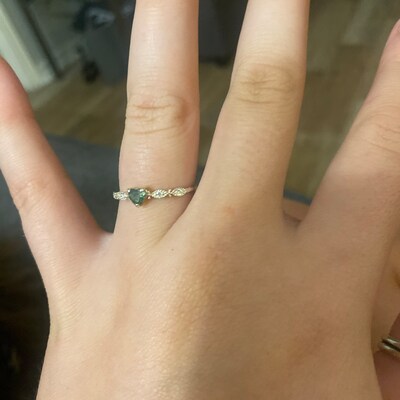 Marquise & Round Cut Blue Sapphire Engagement Enhancer Ring in 925 Sterling Silver, Women's