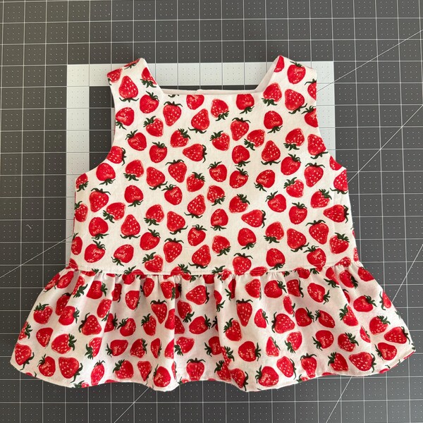Baby Top PDF Sewing Pattern for Girls, Beginner Friendly Toddler & Girl ...