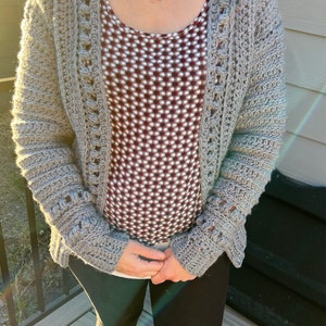 Crochet Pattern-nala Crochet Cardigan Pattern Top Pdf-sweater - Etsy