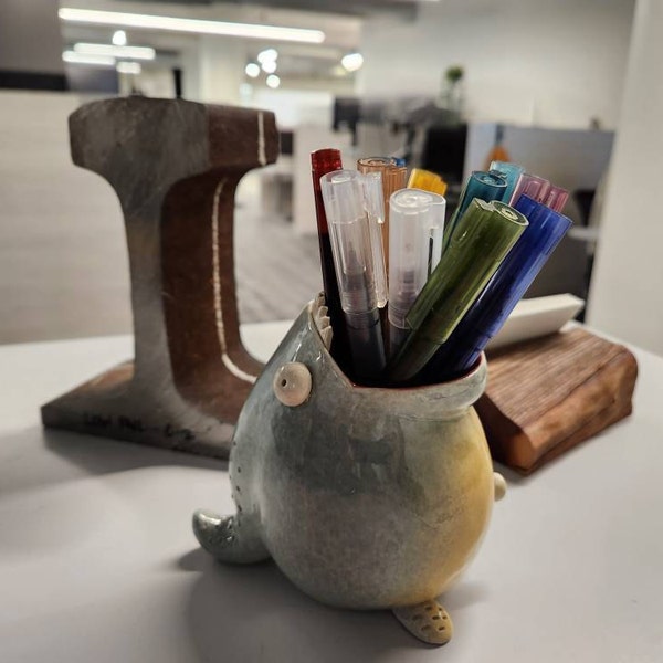 Ceramic Handmade Pencil Holder - Etsy