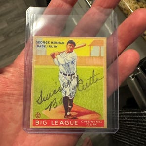 5 Card Lot BABE RUTH Rookie Card 151 Red Sox 1916 M101 Reprint Mint ...