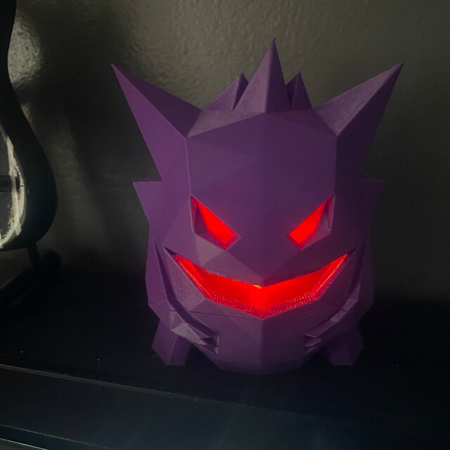 ゲンガー LEDフィギュア ハロウィン ハロウィンのゲンガーフィギュア。ライトアップポケモン像。3D