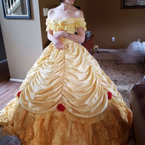 Belle robe de princesse Belle déguisement Belle Halloween Disney La belle  et la bête Halloween 2019Fête d'anniversaire Belle tenue Belle -  Canada