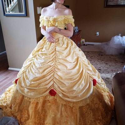 Belle Costume, Beauty and the Beast, Disney Princess Costume Dress ...