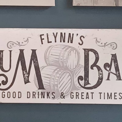 Home Bar Sign for Home Bar Personalized Bar &amp; Lounge Sign - Etsy