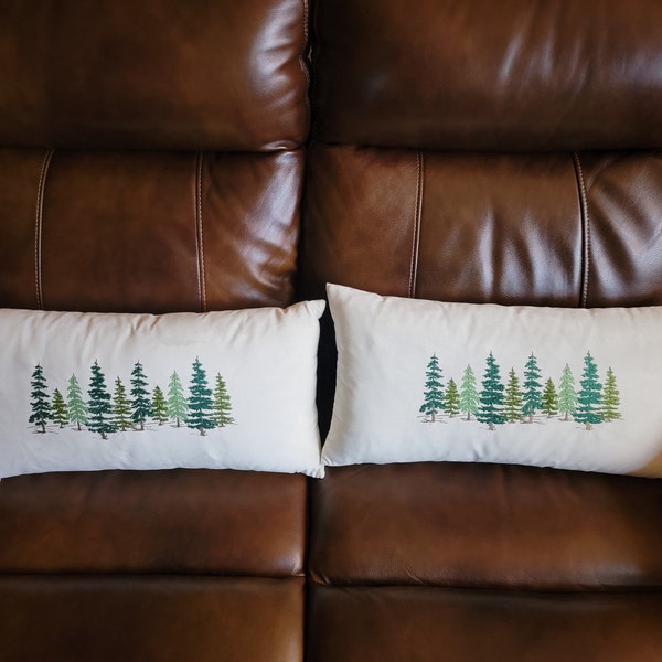 Forest Pine and Fir Trees Embroidery Design: Nature Scene (multi Format ...