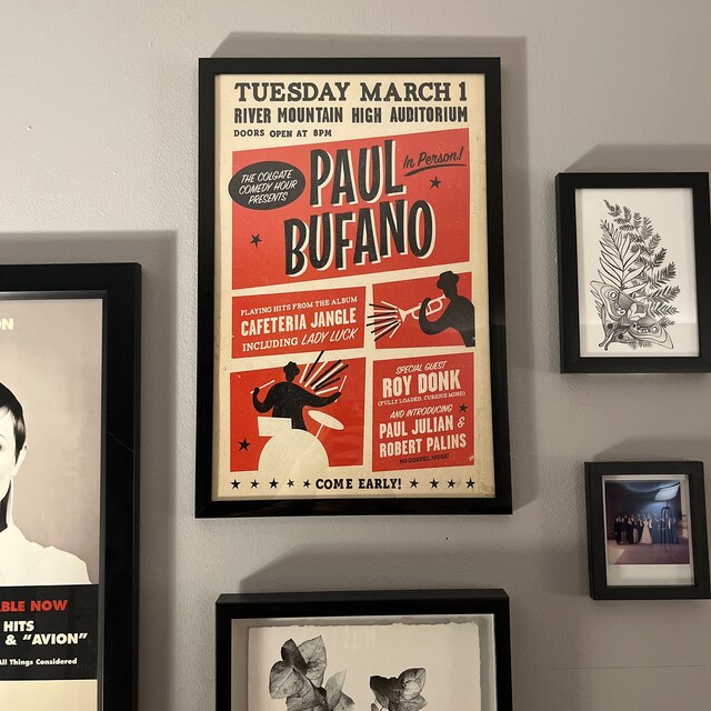 Paul Bufano / Roy Donk Vintage Jazz Poster Inspired by I Think You