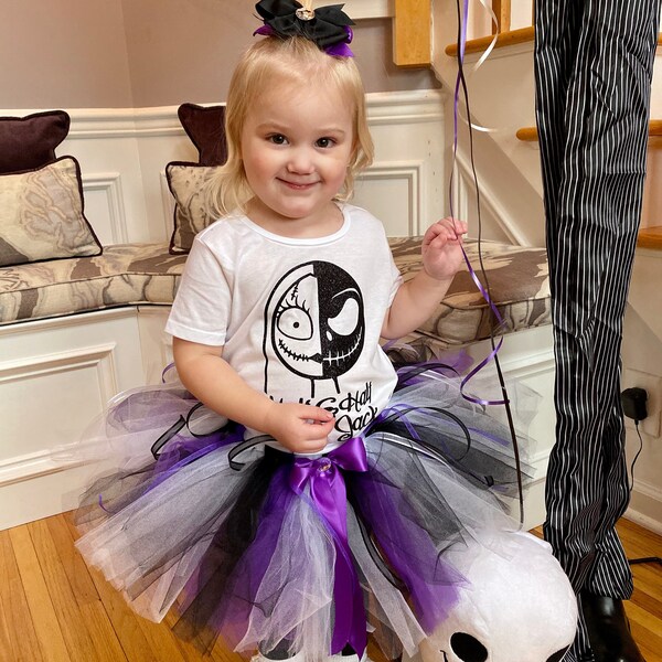 Nightmare Before Christmas Costume Tutu Dress Set Jack and Sally Shirt ...