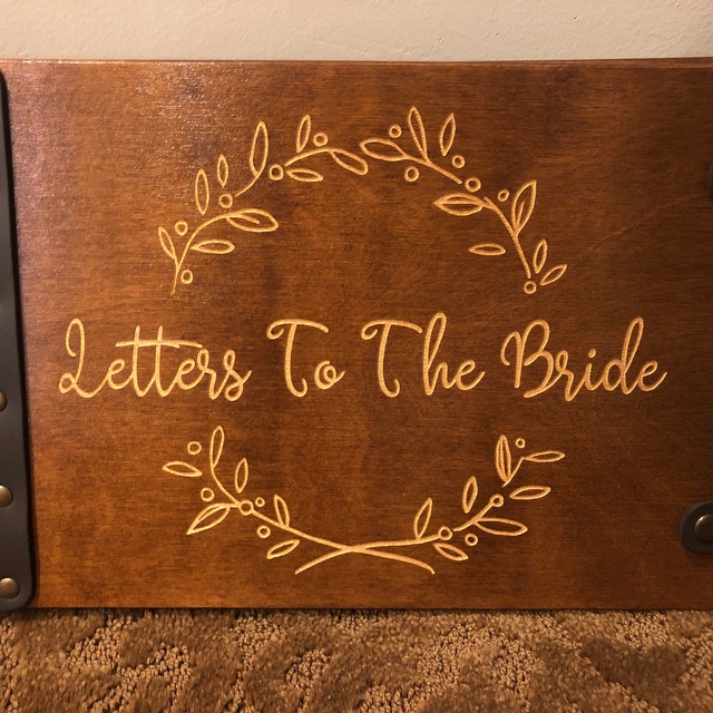 Letters to the Bride Canvas Album - Coastal Kelder