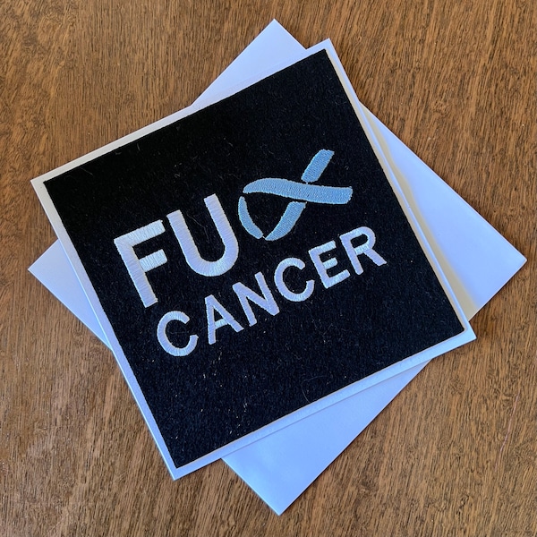 Fu Cancer Sign FU Cancer Awareness Ribbon Embroidery Design in 4 Sizes - Etsy