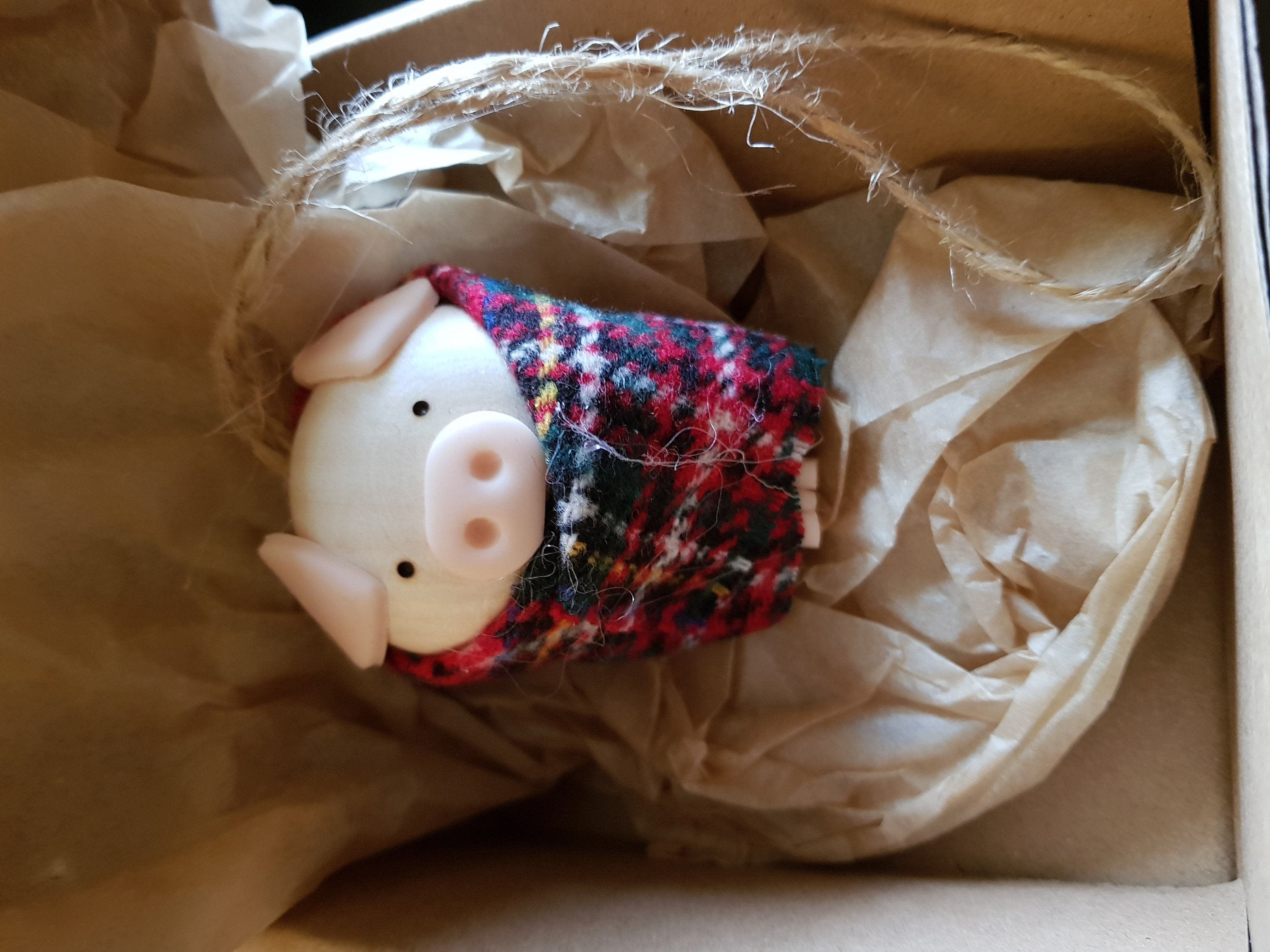 Pigs in blankets Christmas decoration, Christmas ornament, Tree decoration, Christmas decor, Christmas tree, vegan gift, pig lover