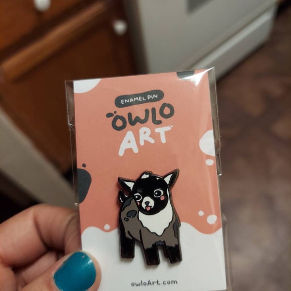Gyat Pin Cute Goat Pin | Dwarf Goat Pin | Hard Enamel Pin for Jacket, Jeans and ...