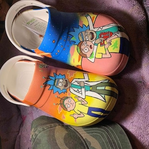 rick and morty croc charms