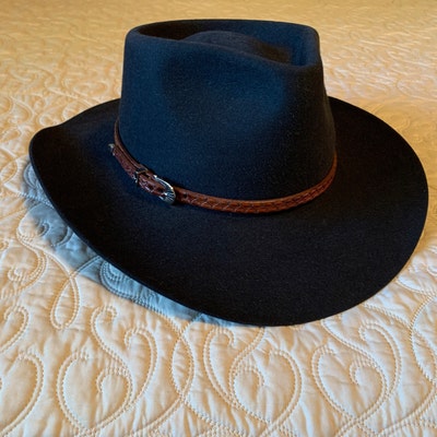 Leather Hat Band Tooled Large to Extra Large - Etsy